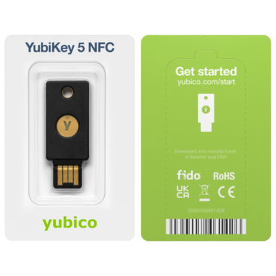 Klucz zabezpieczający Yubico Yubikey 5 NFC USB Type-A (683066) 8