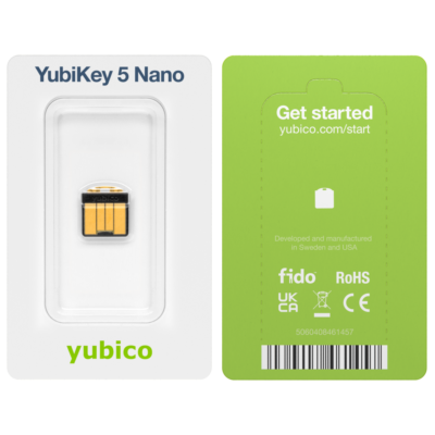 Klucz zabezpieczający Yubico Yubikey 5 Nano USB Type-A (683067) 6