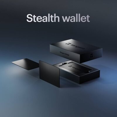 Portfel kryptowalutowy Tangem 2.0 x Stealth Black Wallet zestaw 3 kart (TG128X3-SB) 3