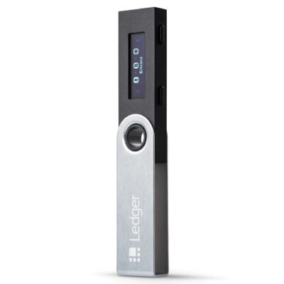 Portfel sprzętowy do kryptowalut Ledger Nano S Black (LNSB) 4