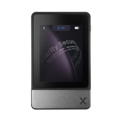 Portfel kryptowalutowy SecuX Neo‑X Premium Metallic Edition z dwoma płytkami mnemonicznych fraz, Bluetooth i USB‑C 8
