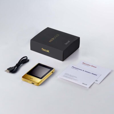 Portfel kryptowalutowy SecuX NeoGold z ekranem dotykowym, Bluetooth i USB-C 12