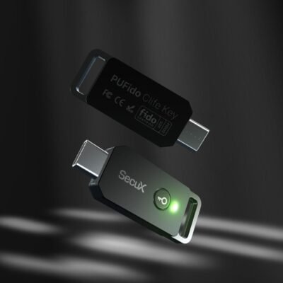 Klucz sprzętowy SecuX PUFido Clife Key USB Type-C zestaw 2 sztuk (B0F32FWR2N-2) 7
