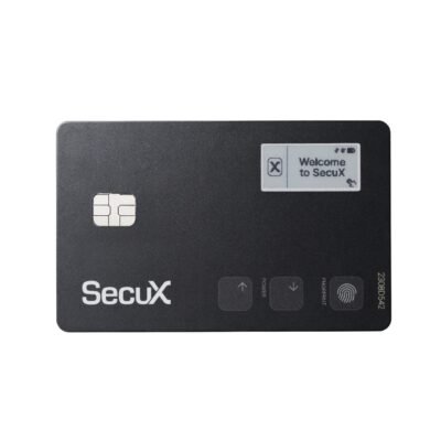 Biometryczny portfel kryptowalutowy SecuX Shield BIO z odciskiem palca (B0CSS772MB) 2