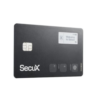 Biometryczny portfel kryptowalutowy SecuX Shield BIO z odciskiem palca (B0CSS772MB) 4