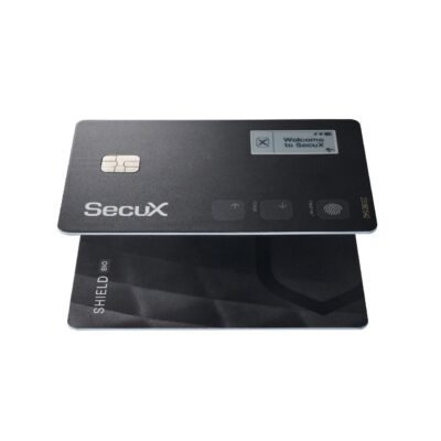 Biometryczny portfel kryptowalutowy SecuX Shield BIO z odciskiem palca (B0CSS772MB) 6
