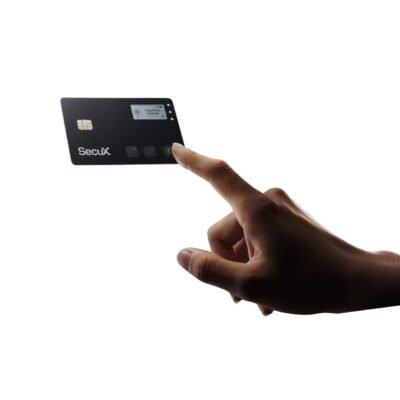 Biometryczny portfel kryptowalutowy SecuX Shield BIO z odciskiem palca (B0CSS772MB) 8
