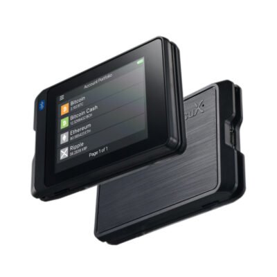 Portfel kryptowalutowy SecuX W20 z dotykowym ekranem i Bluetooth Czarny 5
