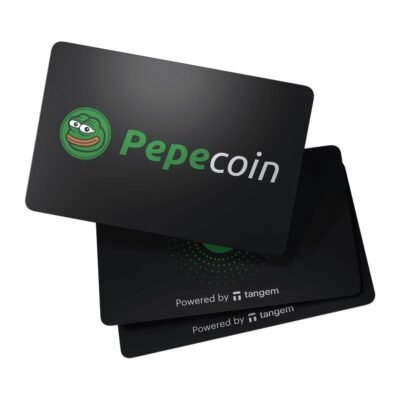 Portfel kryptowalutowy Tangem 2.0 x Pepecoin Wallet zestaw 3 kart (TG-PEPE) 2