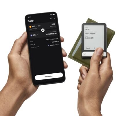 Portfel sprzętowy do kryptowalut Ledger Flex Graphite (LDGRFLXG) 4