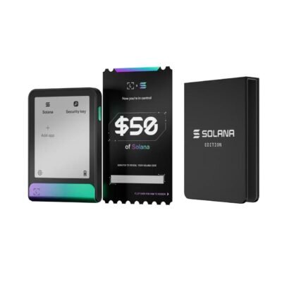 Portfel sprzętowy do kryptowalut Ledger Flex Solana Edition z etui Custom Magnet Folio + 50 USD w SOL 4