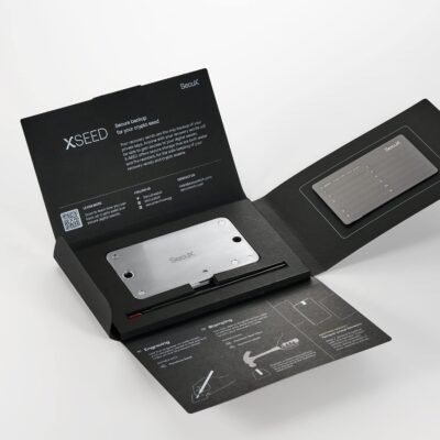 Mnemotechniczna płytka SecuX X-SEED PRO do przechowywania frazy seed 4