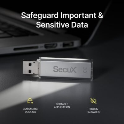 Pamięć flash SecuX Forte USB 64GB pendrive z szyfrowaniem (B0D6RG13DC) 6