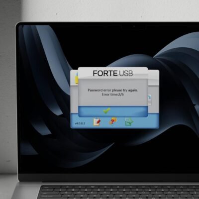 Pamięć flash SecuX Forte USB 64GB pendrive z szyfrowaniem (B0D6RG13DC) 7