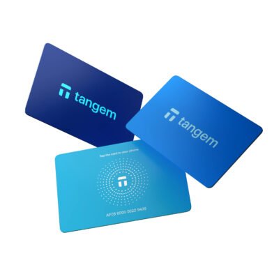 Portfel kryptowalutowy Tangem 2.0 x Hyperblue Wallet zestaw 3 kart (TG-SUMMER3)