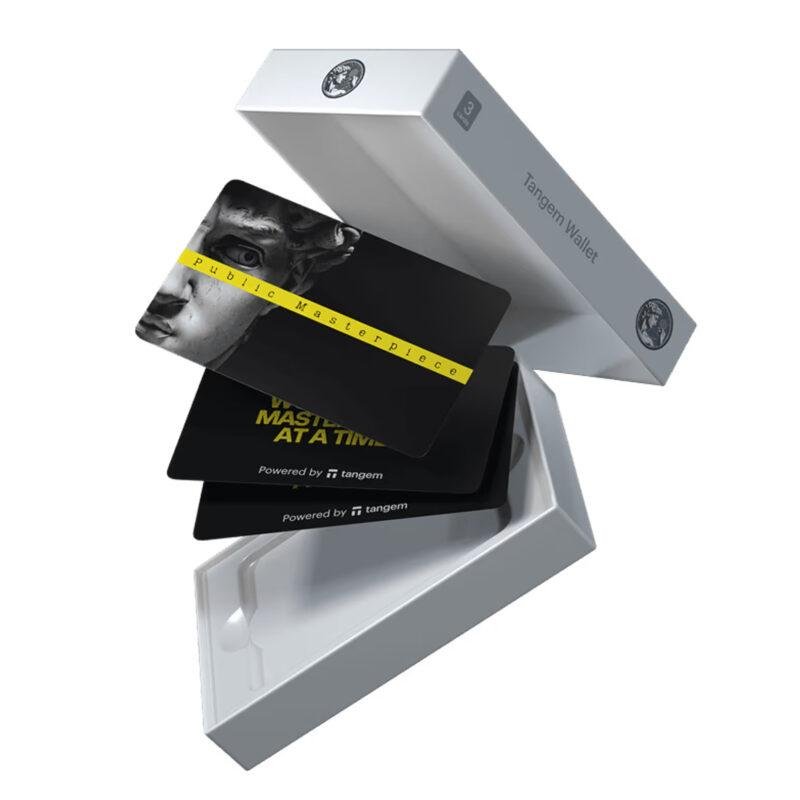 Portfel kryptowalutowy Tangem 2.0 x Public Materpiece Wallet zestaw 3 kart (TG-PMASTER) Portfel kryptowalutowy Tangem 2.0 x Public Materpiece Wallet zestaw 3 kart (TG-PMASTER)