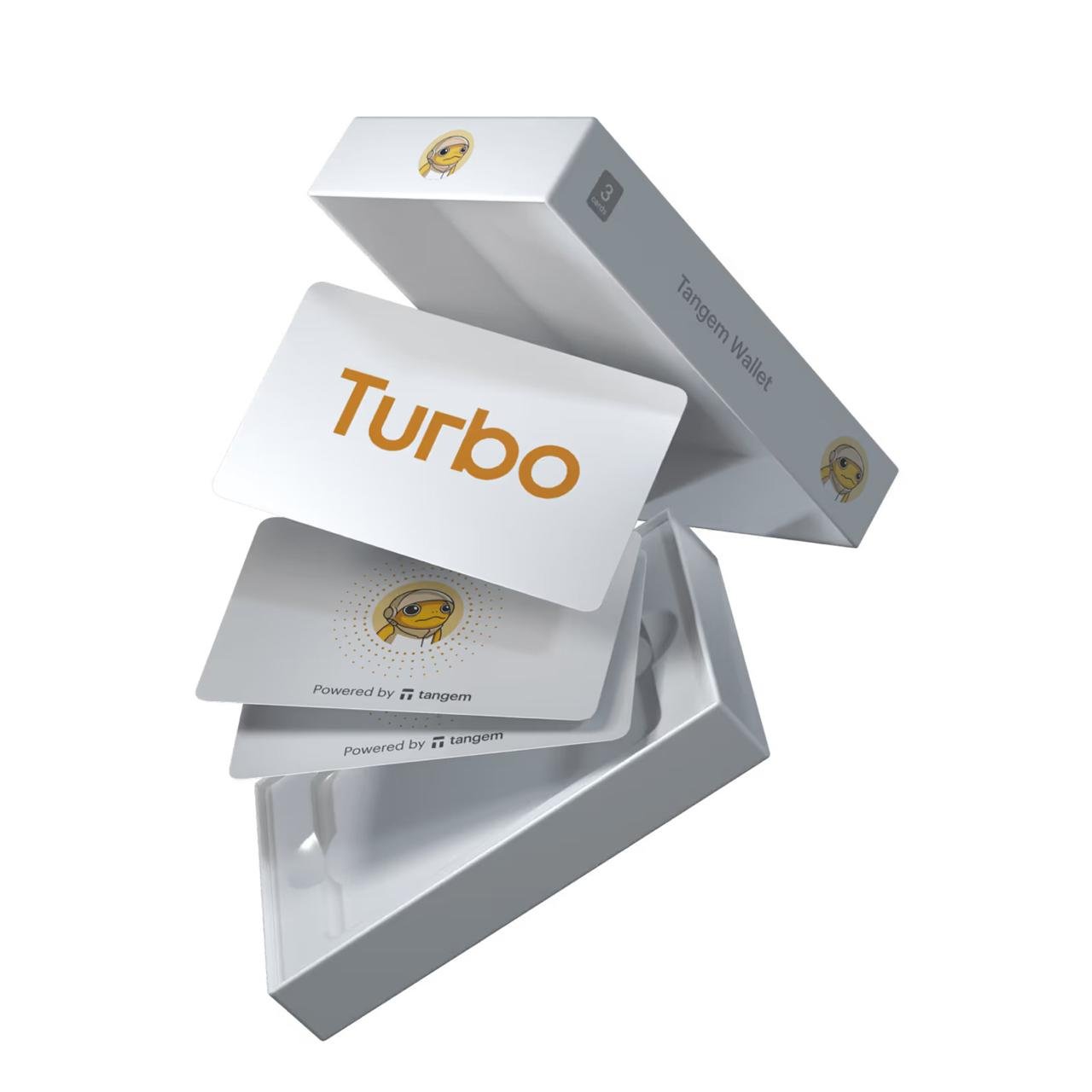 Portfel kryptowalutowy Tangem 2.0 x Turbo Wallet zestaw 3 kart (TG-TURBO) Portfel kryptowalutowy Tangem 2.0 x Turbo Wallet zestaw 3 kart (TG-TURBO)