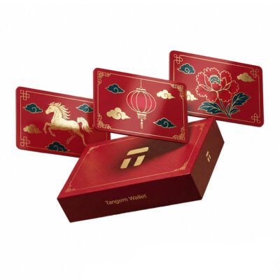 Portfel kryptowalutowy Tangem 2.0 x Lunar New Year Wallet zestaw 3 kart (TG-LUNAR) 2
