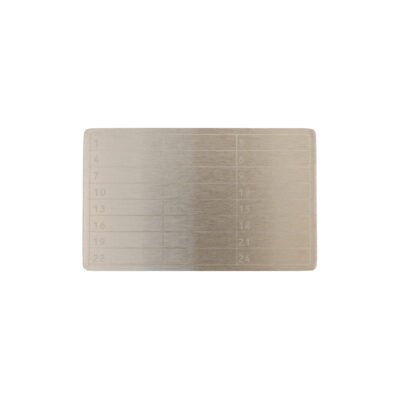 Metal do przechowywania seed phrase Bearish Mini Plate, płytka 1 szt. 55×90 mm 2