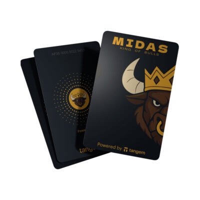 Portfel kryptowalutowy Tangem 2.0 x Midas Wallet zestaw 3 kart (TG-MIDAS) 2