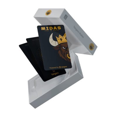 Portfel kryptowalutowy Tangem 2.0 x Midas Wallet zestaw 3 kart (TG-MIDAS)