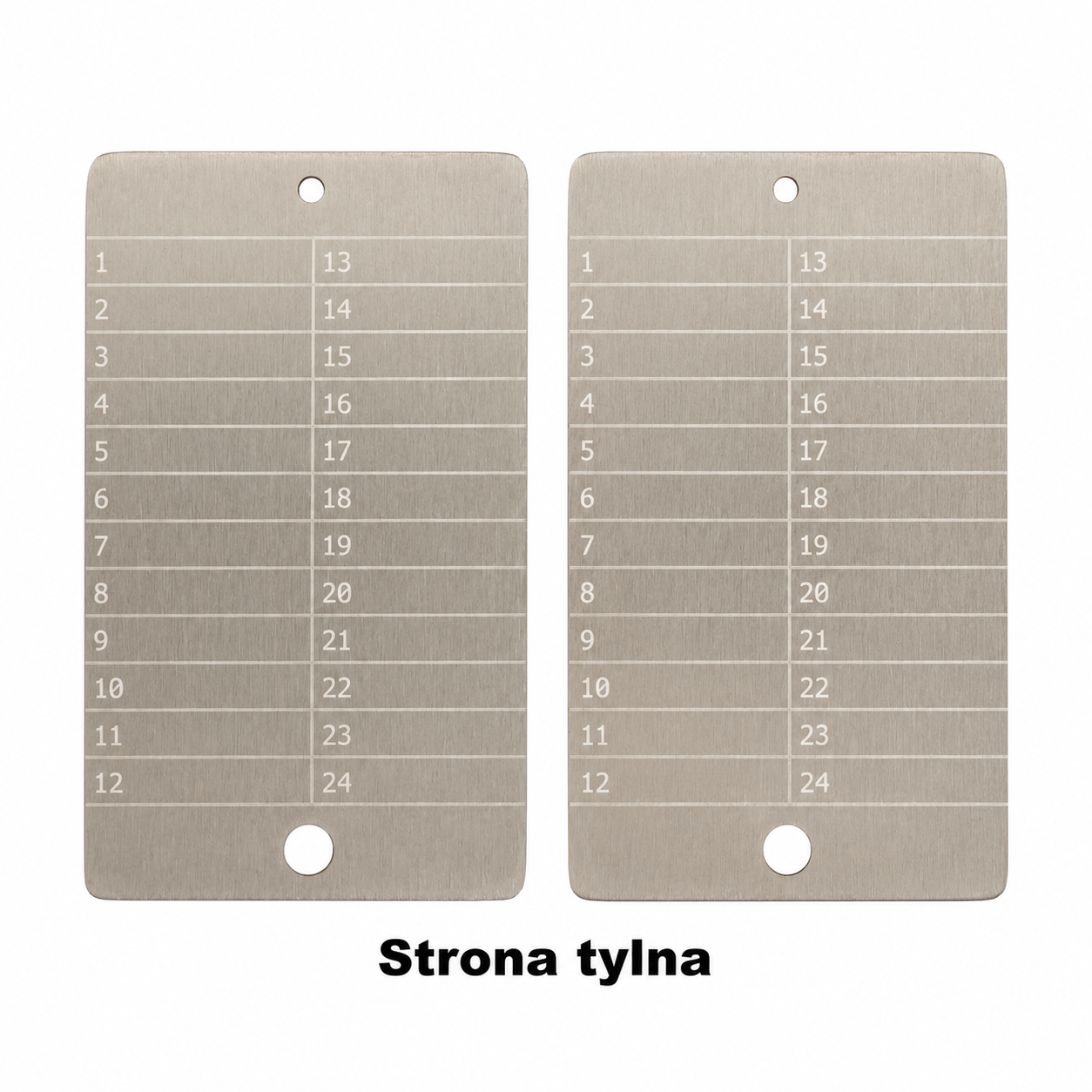 Metalowe płytki Btcwallet White Plate with Seals do przechowywania seed phrase 2 szt. + plomby + rysik grawerski 5 Metalowe płytki Btcwallet White Plate with Seals do przechowywania seed phrase 2 szt. + plomby + rysik grawerski 5