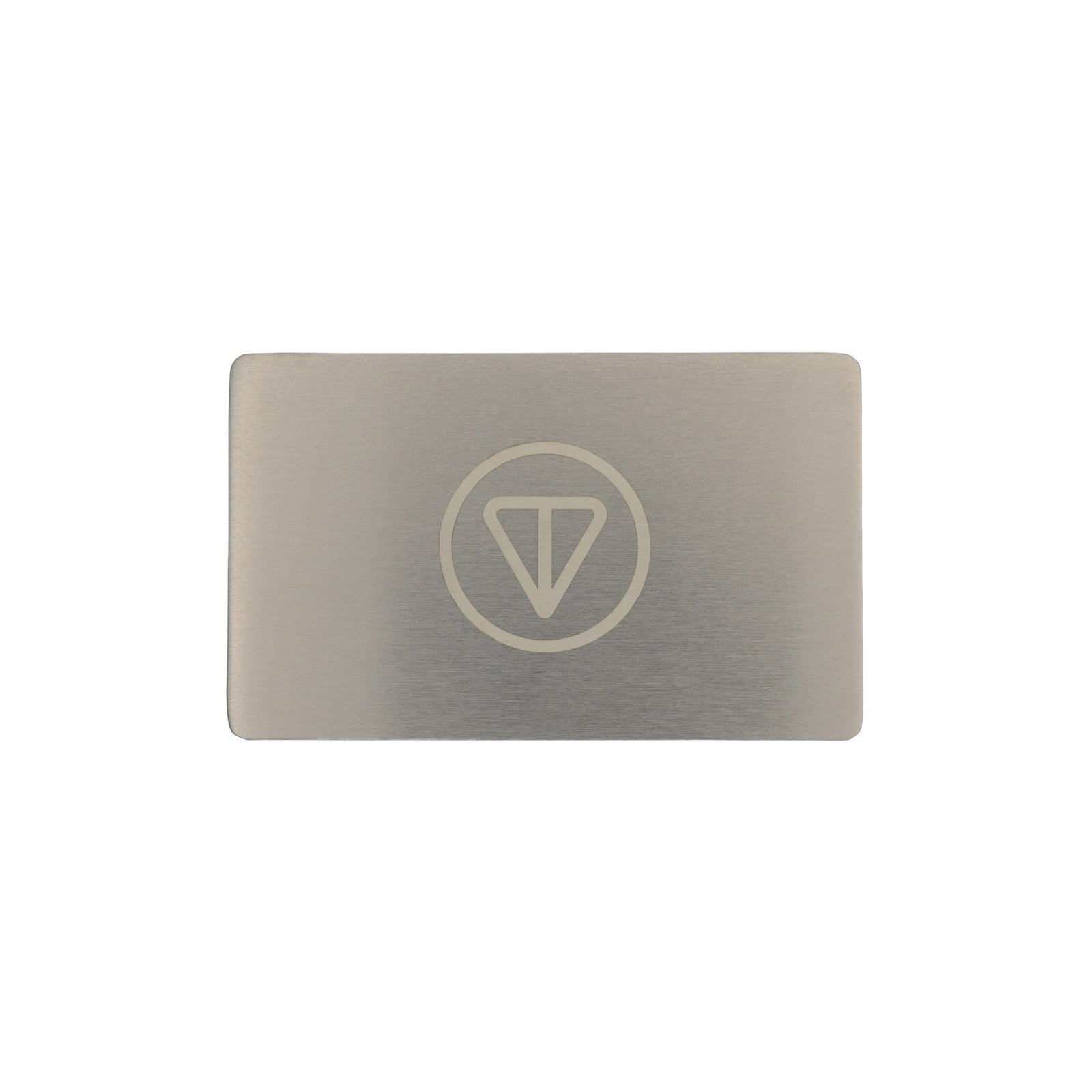 Metal do przechowywania seed phrase TON Mini Plate, płytka 1 szt. 55×90 mm Metal do przechowywania seed phrase TON Mini Plate, płytka 1 szt. 55×90 mm