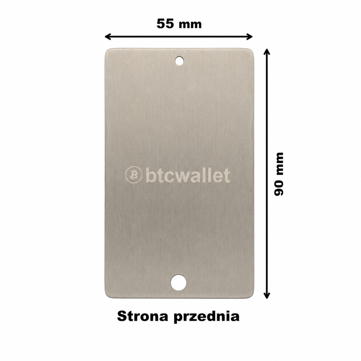 Metalowe płytki Btcwallet White Plate with Seals do przechowywania seed phrase 2 szt. + plomby + rysik grawerski 6 Metalowe płytki Btcwallet White Plate with Seals do przechowywania seed phrase 2 szt. + plomby + rysik grawerski 6