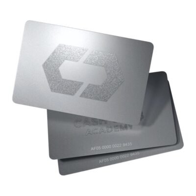 Portfel kryptowalutowy Tangem 2.0 x Cash Club Academy Silver Wallet zestaw 3 kart (TG-CCAS) 2