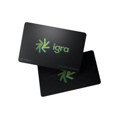 Portfel kryptowalutowy Tangem Wallet 2.0 x Igra zestaw 2 kart (TG-IGRA)